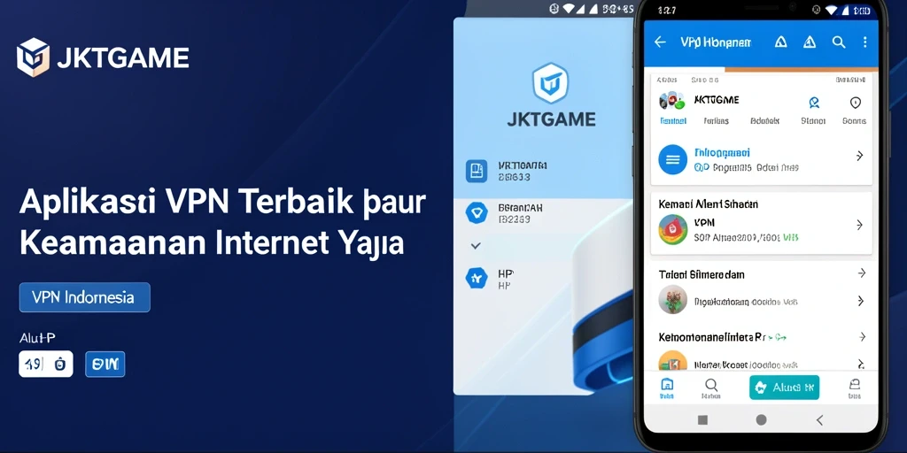 Antarmuka aplikasi JKTGAME yang sederhana dan intuitif.