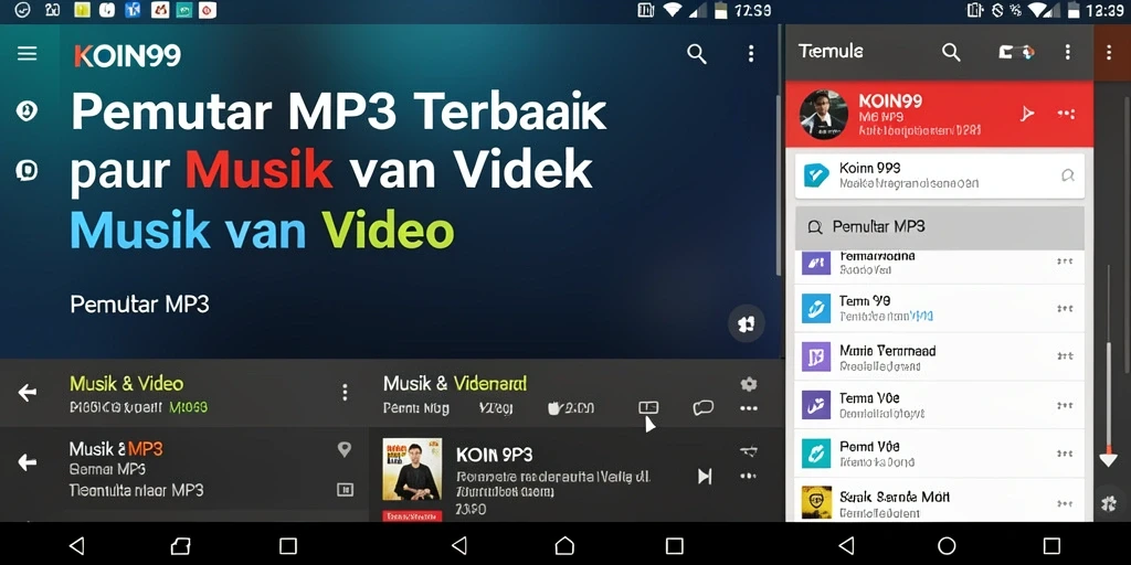 Tampilan antarmuka KOIN99 yang menarik dan fungsional.